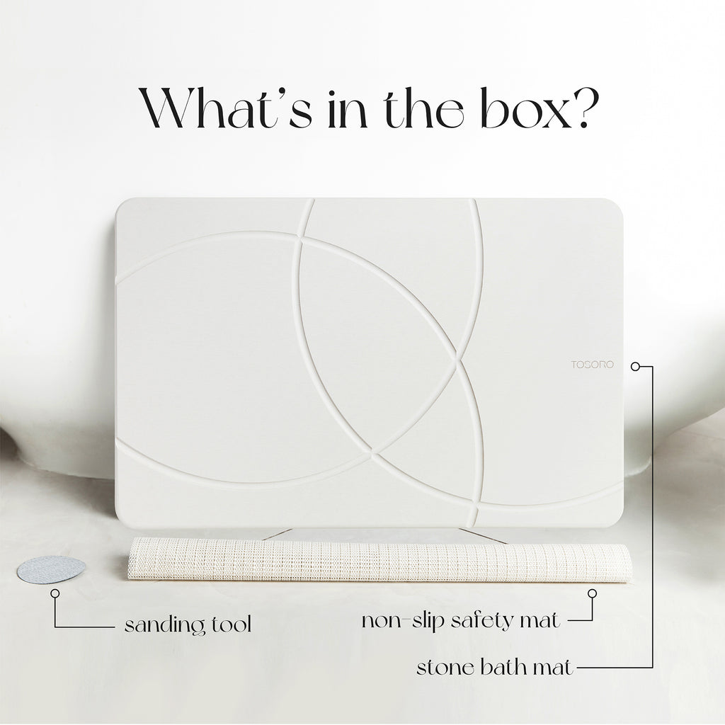 Enso Stone Bath Mat